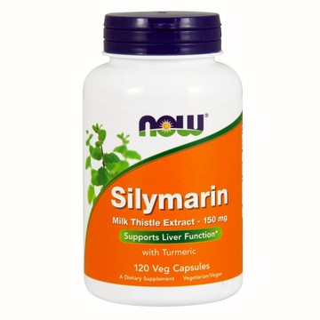 Silymarin Milk Thistle Extract 120 Veg Caps by Now Foods