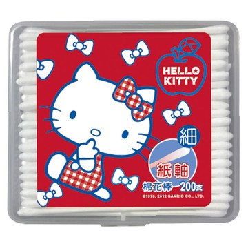 HelloKitty細紙軸棉棒200入