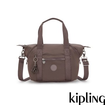 Kipling 木質棕手提側背包-ART MINI