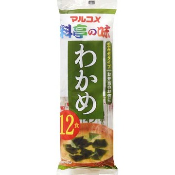 Marukome新的即時生味噌湯海帶12餐X12件
