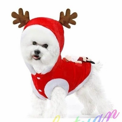 ペットクリスマス クリスマスサンタ 衣装 つなぎ 犬 秋冬服 仮装 犬 ドッグウェア 犬用 コスプレ衣装 冬用ペット ネコの服 防寒 暖halloween ワンちゃん 通販 Lineポイント最大get Lineショッピング