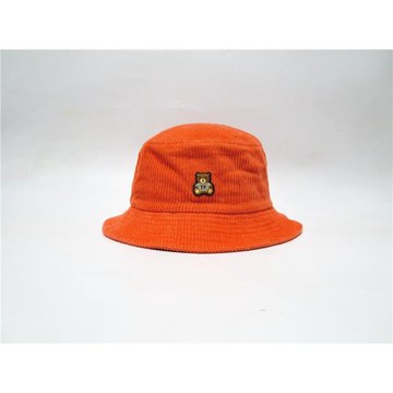 美式街頭潮牌燈芯絨盆帽男女款街舞bboy條絨unisex漁夫帽corduroy