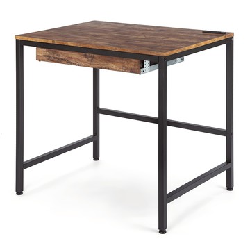 HOME MAX 復古木紋工作桌 TKY-003BRD-80  80 x 60 x 74cm  棕色