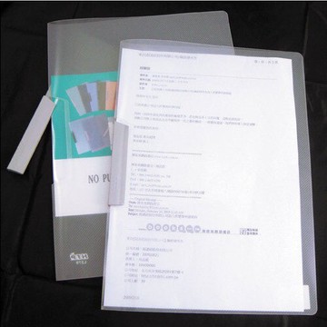 【史代新文具】HFPWP L279 310X230mm A4 斜紋板透明文件夾