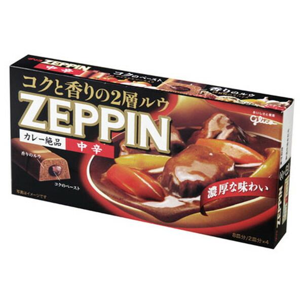 グリコ カレーZEPPIN 中辛 175g ×10 メーカー直送