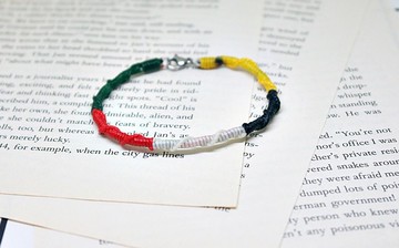 手編蠶絲蠟線素款 <祈福五色線> "旋轉款" "固定5色線配色" #祈福