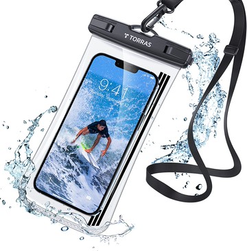 【日本代購】TORRAS 防水手機套 黑色 (6.9英寸以下)