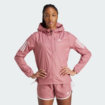 adidas 愛迪達 外套 女款 運動連帽外套 OTR B JKT 粉 IM5403 (S2817)