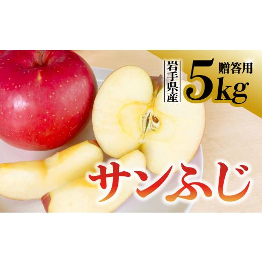 ふるさと納税 岩手県 金ケ崎町  りんご サンふじ 贈答用 5kg 岩手県 金ケ崎町産 12月上旬発送予定