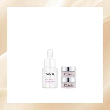 《美麗成雙-第二件5折》【Yuanli願麗】極效蘋果杏仁酸精華20mL 送修護霜8g*2