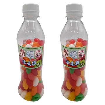 家合食品 可樂瓶雷根豆150g 2入-趣味造型水果糖，多種口味一次滿足  120g