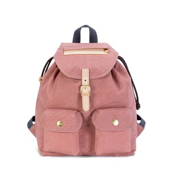 【satana】Soldier 小休閒束口後背包-陶土紅(SOS3000)｜包包 背包 後背包女 尼龍包 束口包 雙肩包