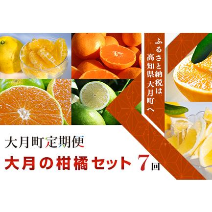 ふるさと納税 大月町の柑橘セット 計7回 高知県大月町