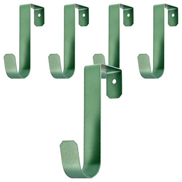 門後掛勾 一般款 長11cm 寬4cm  復古綠色  1組