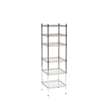 【客尊屋】小資型《粗管徑》 45X45X165Hcm 銀衛士六層架