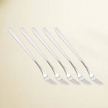 Willive Sella 304不鏽鋼餐具 中款茶叉  5支  茶叉 中