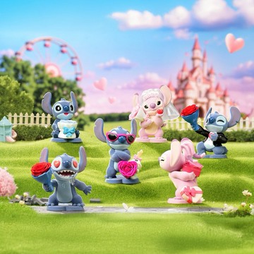 【迪士尼Disney】BESTINE 永生花系列 史迪奇&安琪 酷甜奇遇 盲盒(隨機出貨)(拆封不退)【墊腳石】