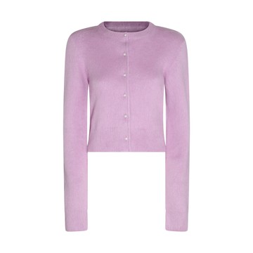 Maison Margiela - Lilac Wool Blend Cardigan