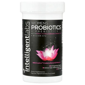 Intelligent Labs, 女性益生菌和益生元，60 粒素食膠囊