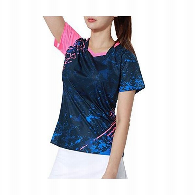 シャツ レディース 半袖ゲームシャツ tシャツ テニスウェア スポーツウェア バドミントンウェア 抗菌消臭 吸水速乾 通気性 バレーボ 通販 LINEポイント最大GET | LINEショッピング シャツ レディース 半袖ゲームシャツ tシャツ テニスウェア スポーツウェア バドミントンウェア 抗菌消臭 吸水速乾 通気性 バレーボ 通販 LINEポイント最大GET | LINEショッピング