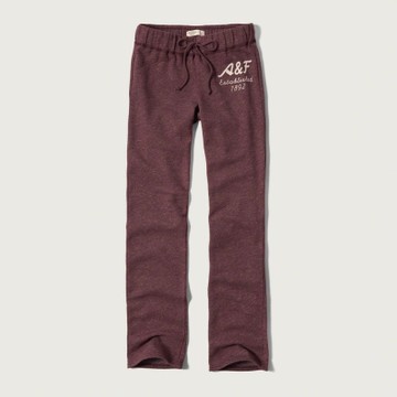 AF a&f Abercrombie & Fitch 女長褲 紅色 0053