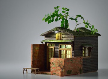 水泥老屋創作--天井老屋小店III(訂製)