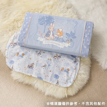 【寶寶好眠組】乳膠健康枕+悅讀比得兔健康枕套 2入