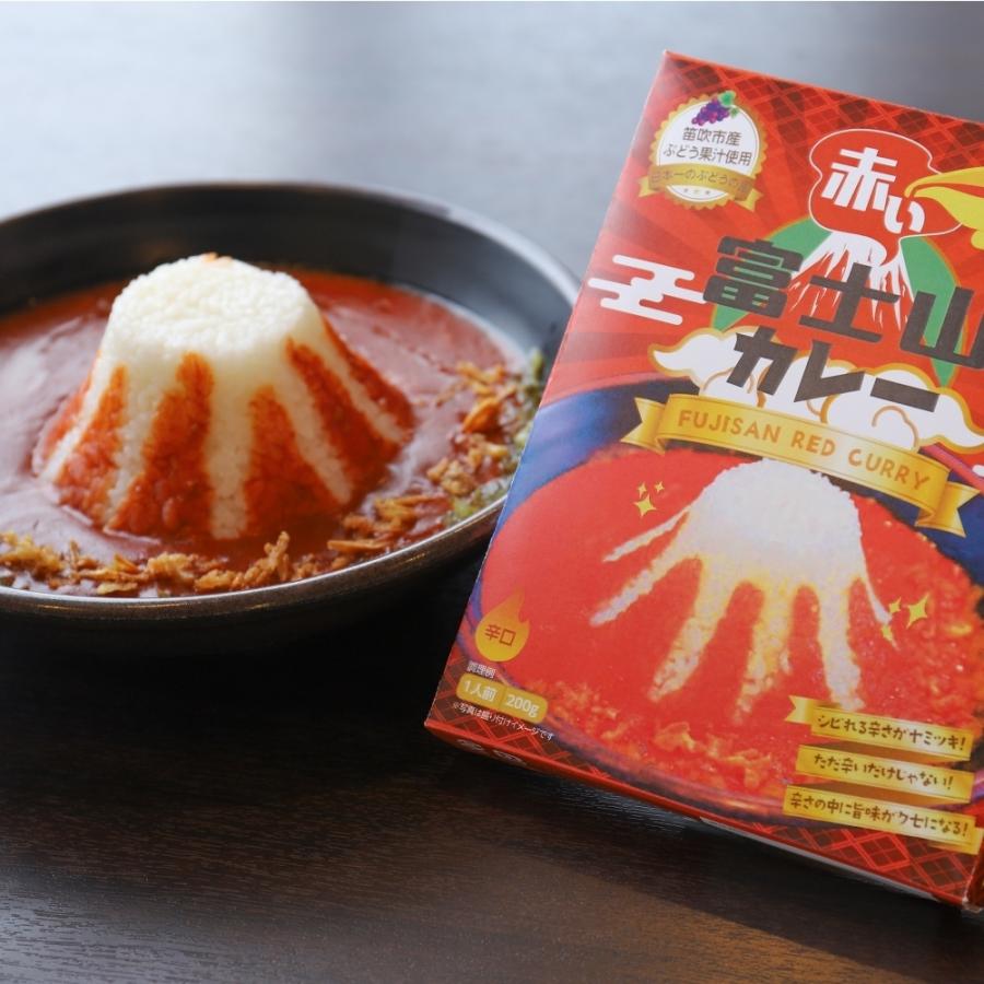 レトルトカレー 青い富士山カレー 赤い富士山カレー 各5食 計10食 セット売り 200g 青いカレー 食べ比べ まとめ買い プレゼント