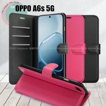 Dapad OPPO A6s 5G 百搭時代多卡式夾層皮套 -黑