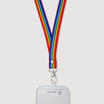 彩虹色 手機掛繩彈性材質 附贈墊片 順豐免運費