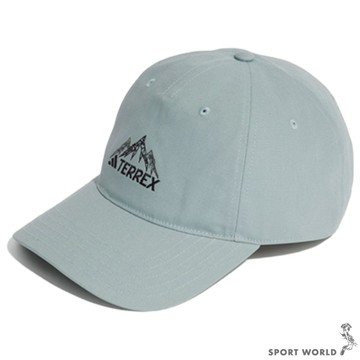 Adidas 帽子 老帽 棒球帽 刺繡山 綠【運動世界】JD3416