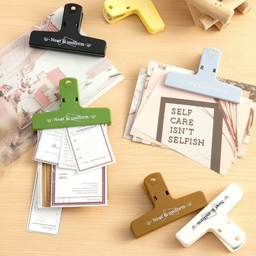 現貨彩色大號磁力夾 磁吸夾 防摔文件夾 冰箱貼備忘錄夾 零食封口夾 一次夾多張紙 媽咪你好小舖