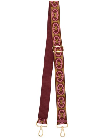 Coccinelle - monogram-jacquard bag strap - women - Fabric - One Size - Red