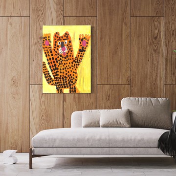 【動物狂想曲 / 藝術掛畫】小歐哥的調色盤