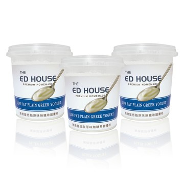 低脂原味無糖希臘優格【獨享杯】3入組  140g/杯  健康 腸胃 水切優格 低熱量