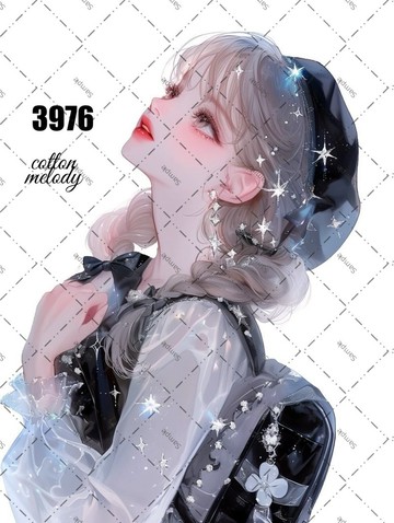 original sticker no.3976 人物貼紙 原創貼紙 原創人物貼紙 裝飾貼紙 cotton melody