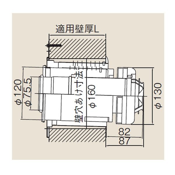 リンナイ φ120×φ80給排気部材 FF 2重管用 【FFT-5B-300】給排気トップ(直排専用)(21-1068)【FFT5B300】 給湯器  LINEショッピング