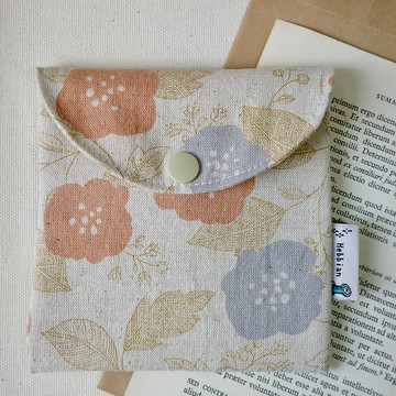 秋日之花 - 棉棉包 口罩包 衛生棉包 收納小包 | 海柏手作