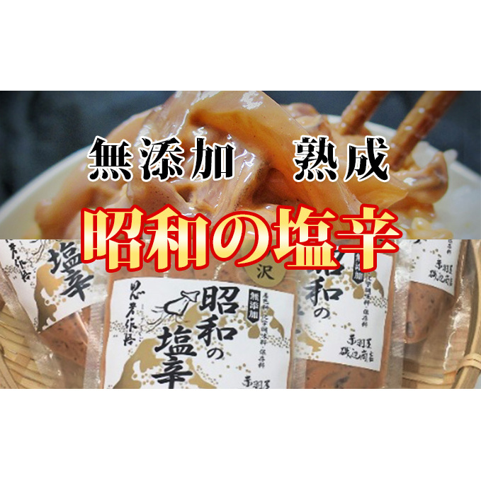 塩辛 エコパック 昭和の塩辛 100g×5袋 セット 珍味 無添加 海産物 海鮮 魚介類 魚介 いか イカ いか塩辛 詰め合わせ ご飯のお供 おつまみ おつまみセット 加工食品 惣菜 冷凍 ※ご入金確