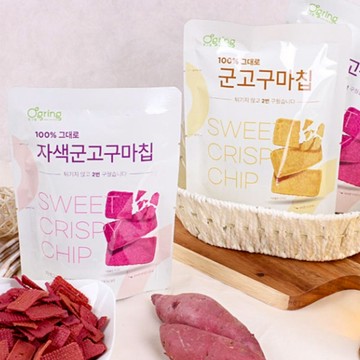 無添加香烤地瓜脆片綜合組（原味*3包＋紫薯*3包） 單一規格