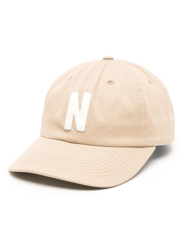 Norse Projects - logo-patch cotton cap - men - Cotton - One Size - Neutrals