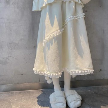 【M-5XL大尺碼】大尺碼女裝 連衣裙 半身裙 秋冬裙子 春秋裙裝 特大碼胖妹妹2-300斤日系甜美半身裙女秋冬設計感小