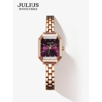 聚利時手表女款官方秋冬新品輕奢小眾手鏈小方表鋯石防水石英女表