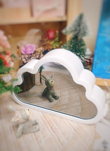 【Lingling's Studio蕎翎工作室】乾燥花雲朵花園夜燈