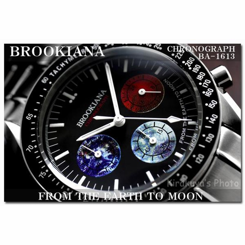 売り切れました】BROOKIANAブルッキア−ナBA1613-4クロノグラフ腕時計  
