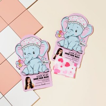 韓國LOOK AT ME 閃閃髮亮保濕護髪帽(1入)