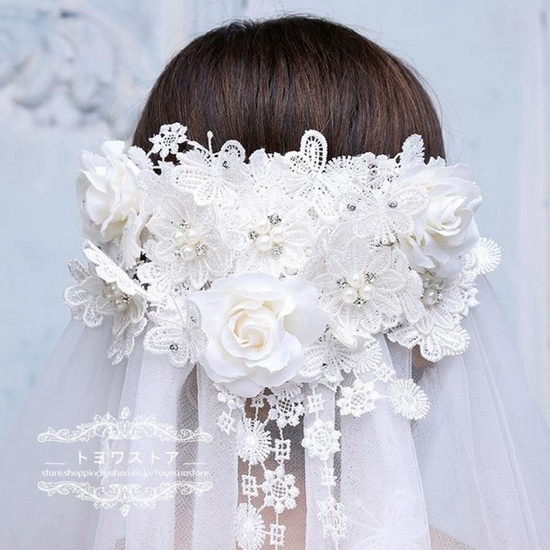 ウエディングベール ショート 安い 結婚式ベール 花嫁 フェイスアップベール フラワーベール 二次会 ブライダルベール セミロング オフホワイト コーム付き 通販 Lineポイント最大0 5 Get Lineショッピング
