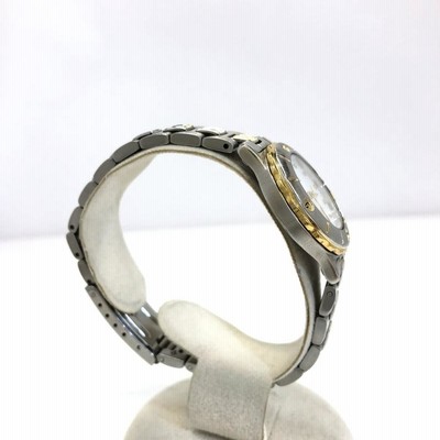 ジバンシー　GIVENCHY アナログ時計 ゴールド/シルバー　箱あり　レトロ ☆箱付きレトロGIVENCHY腕時計☆パリ発ヴィンテージクォーツ