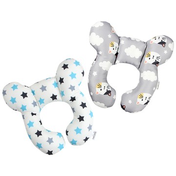 【Mesenfants】嬰幼兒頭部支撐嬰兒枕 嬰兒推車固定枕 汽座枕頭 寶寶U型枕