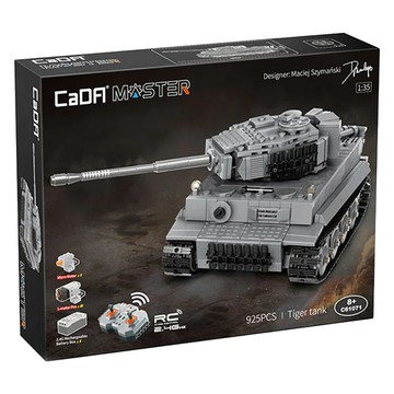 CaDA Master 德軍六號虎式坦克 C61071W 遙控積木  1個  混色